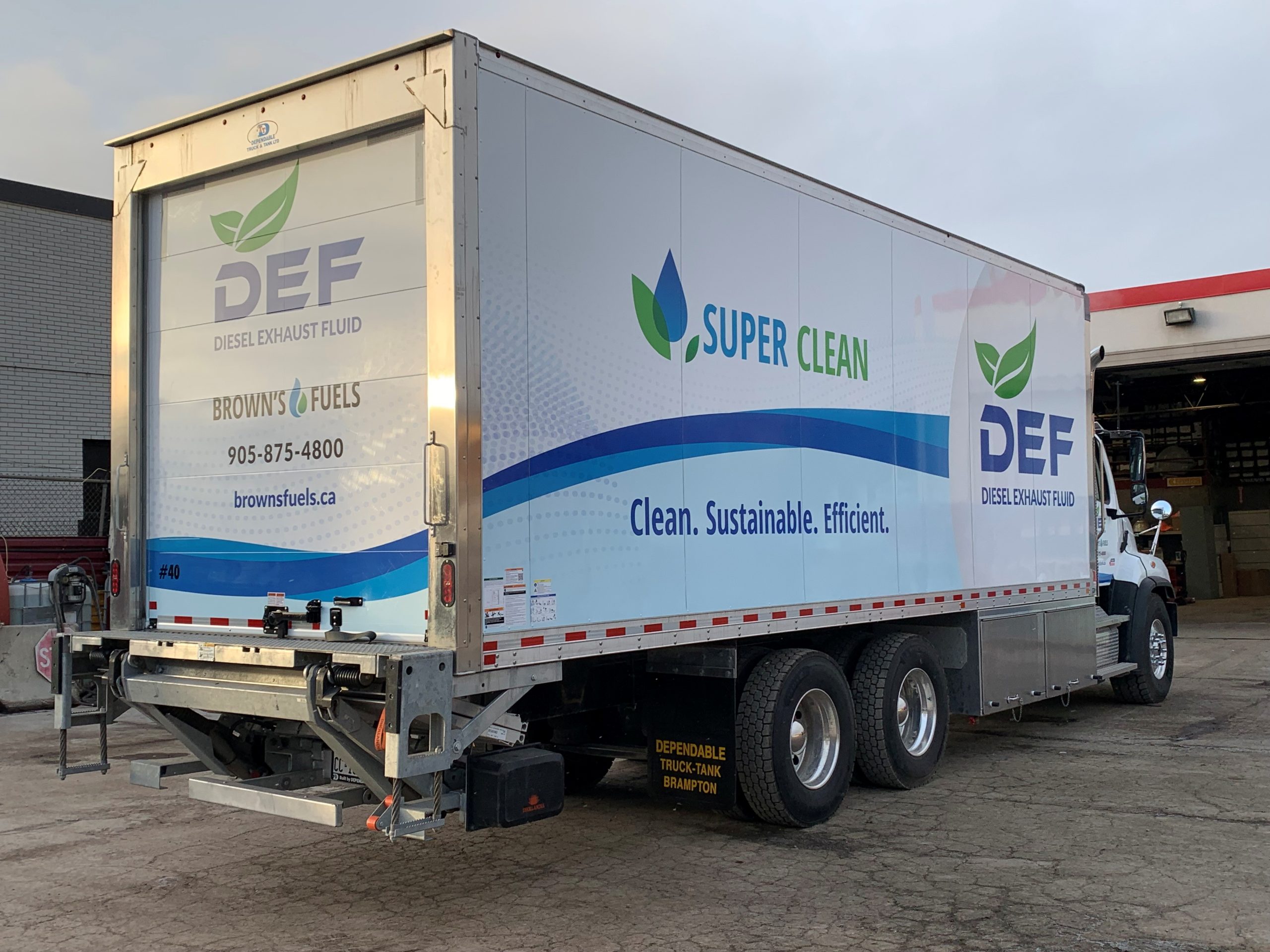 DEF company truck